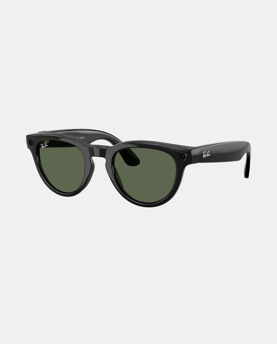 Gafas de sol inteligentes con IA RW4013 HEADLINER unisex ovalada en inyectado - RayBan Meta - Negro Negro-9
