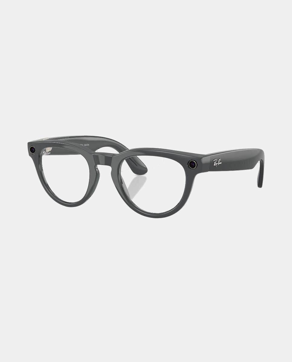 Gafas de sol inteligentes con IA RW4013 HEADLINER unisex ovalada en inyectado con lente fotocromatica - RayBan Meta - Gris Gris-2