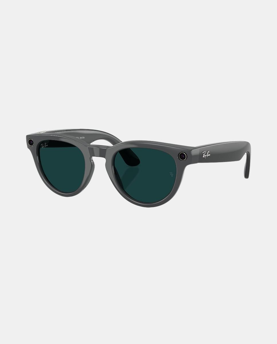 Gafas de sol inteligentes con IA RW4013 HEADLINER unisex ovalada en inyectado con lente fotocromatica - RayBan Meta - Gris Gris-8