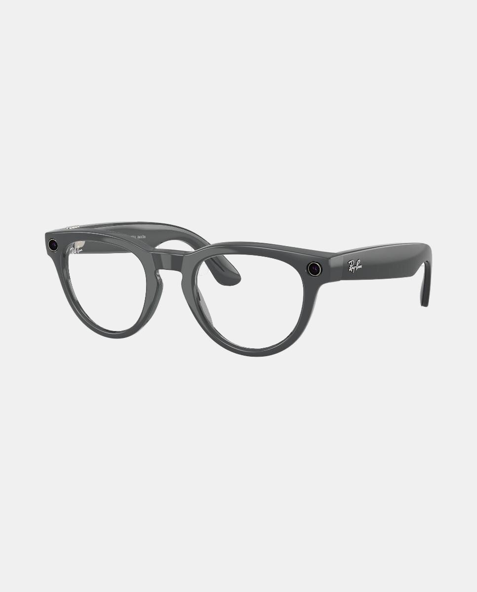 Gafas de sol inteligentes con IA RW4013 HEADLINER unisex ovalada en inyectado con lente fotocromatica - RayBan Meta - Gris Gris-11