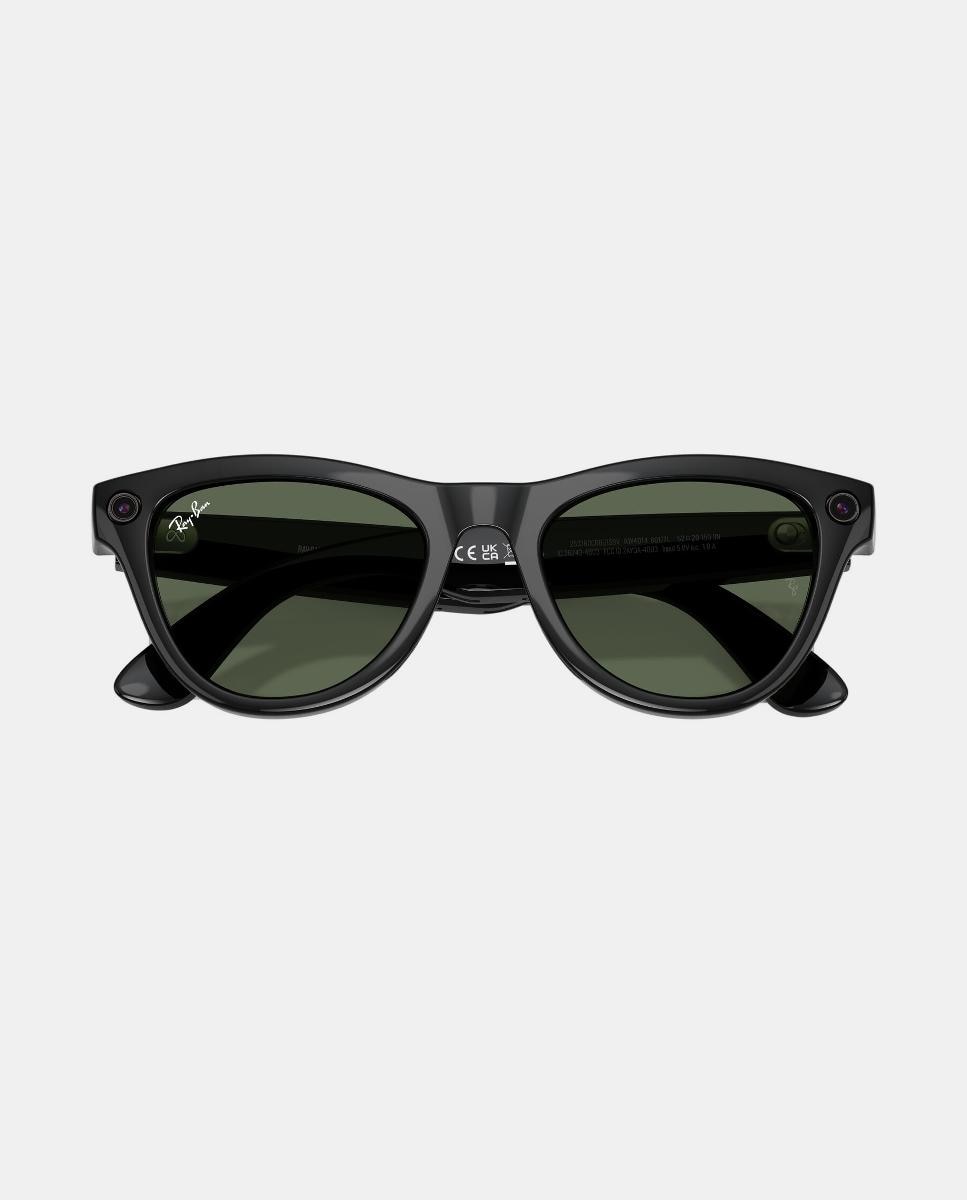 Gafas de sol inteligentes con IA RW4014 SKYLER unisex ojo de gato en inyectado - RayBan Meta - Negro Negro-5