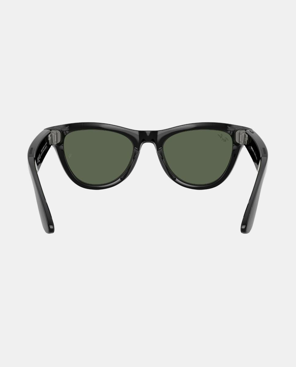 Gafas de sol inteligentes con IA RW4014 SKYLER unisex ojo de gato en inyectado - RayBan Meta - Negro Negro-6