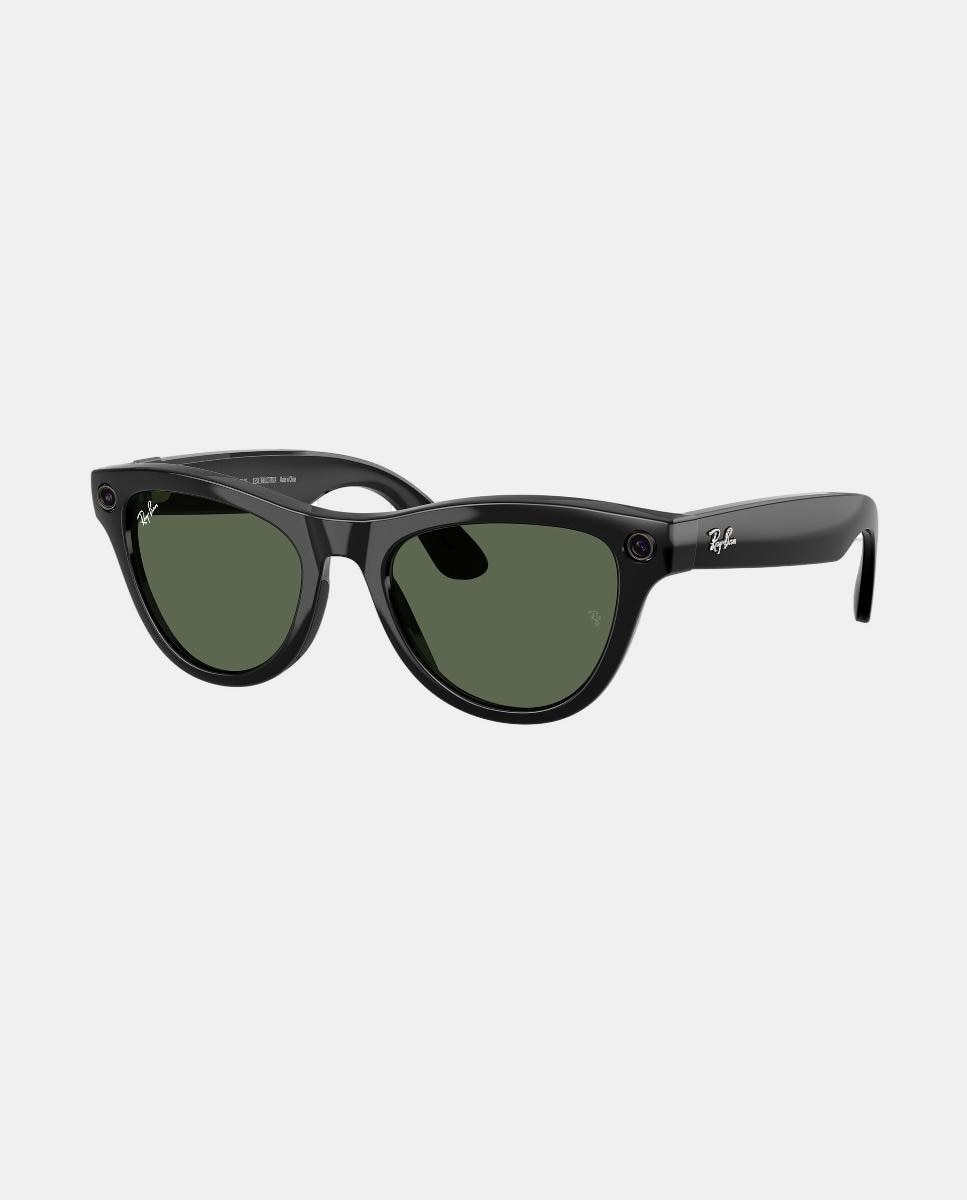 Gafas de sol inteligentes con IA RW4014 SKYLER unisex ojo de gato en inyectado - RayBan Meta - Negro Negro-9