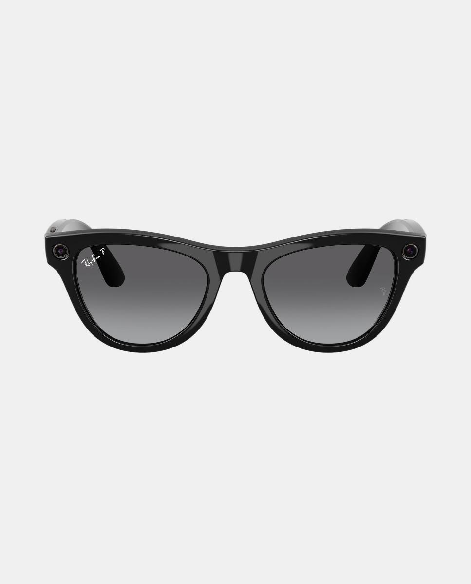 Imagen 0 de Gafas de sol inteligentes con IA RW4014 SKYLER unisex ojo de gato en inyectado con lente polarizada Negro