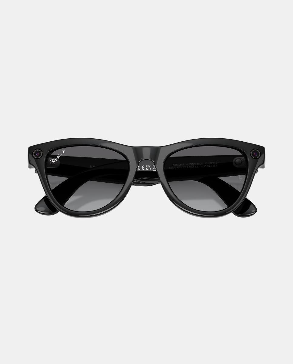 Gafas de sol inteligentes con IA RW4014 SKYLER unisex ojo de gato en inyectado con lente polarizada - RayBan Meta - Negro Negro-5