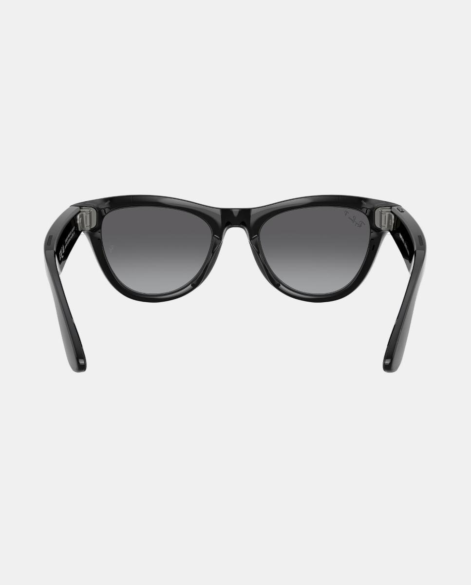Gafas de sol inteligentes con IA RW4014 SKYLER unisex ojo de gato en inyectado con lente polarizada - RayBan Meta - Negro Negro-6