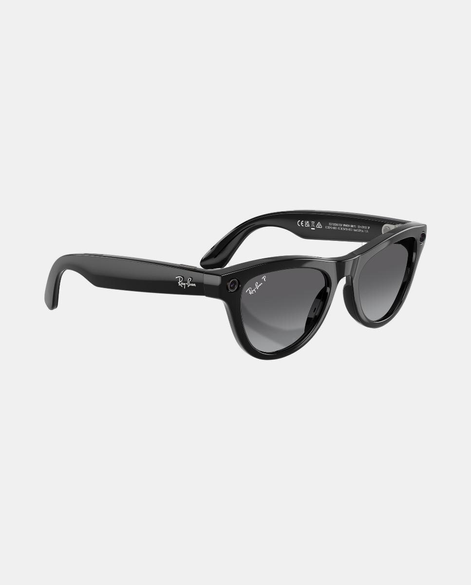 Gafas de sol inteligentes con IA RW4014 SKYLER unisex ojo de gato en inyectado con lente polarizada - RayBan Meta - Negro Negro-7