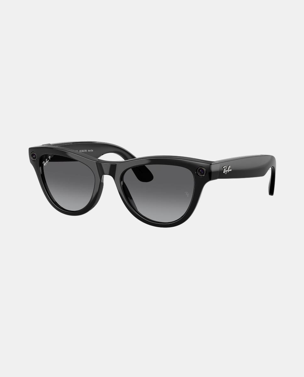 Gafas de sol inteligentes con IA RW4014 SKYLER unisex ojo de gato en inyectado con lente polarizada - RayBan Meta - Negro Negro-9