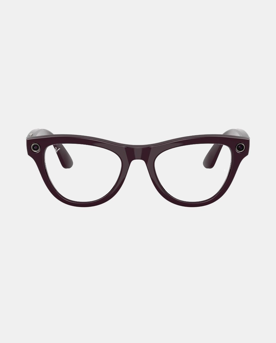 Imagen 0 de Gafas de sol inteligentes con IA RW4014 SKYLER unisex ojo de gato en inyectado con lente fotocromatica Morado