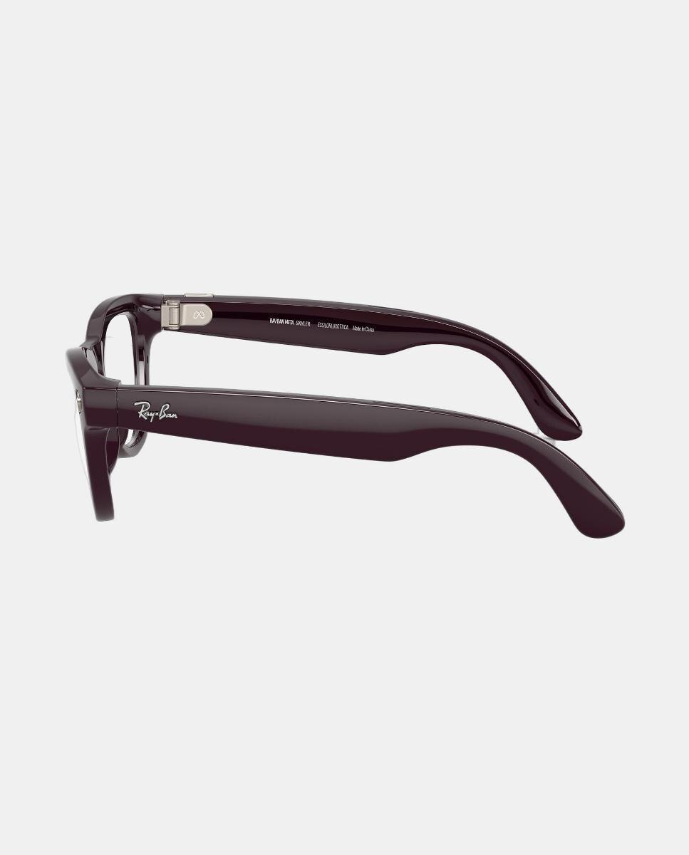 Gafas de sol inteligentes con IA RW4014 SKYLER unisex ojo de gato en inyectado con lente fotocromatica - RayBan Meta - Morado Morado-3