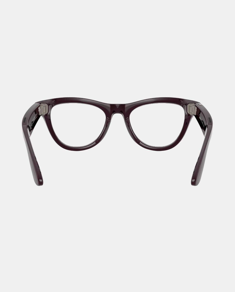Gafas de sol inteligentes con IA RW4014 SKYLER unisex ojo de gato en inyectado con lente fotocromatica - RayBan Meta - Morado Morado-6