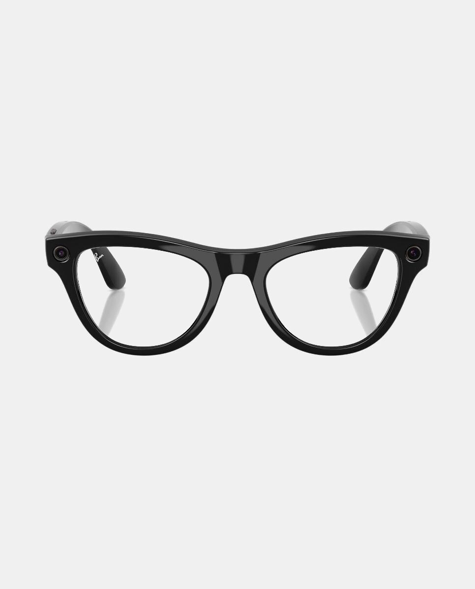 Gafas de sol inteligentes con IA RW4014 SKYLER unisex ojo de gato en inyectado con lente fotocromatica - RayBan Meta - Negro Negro-4