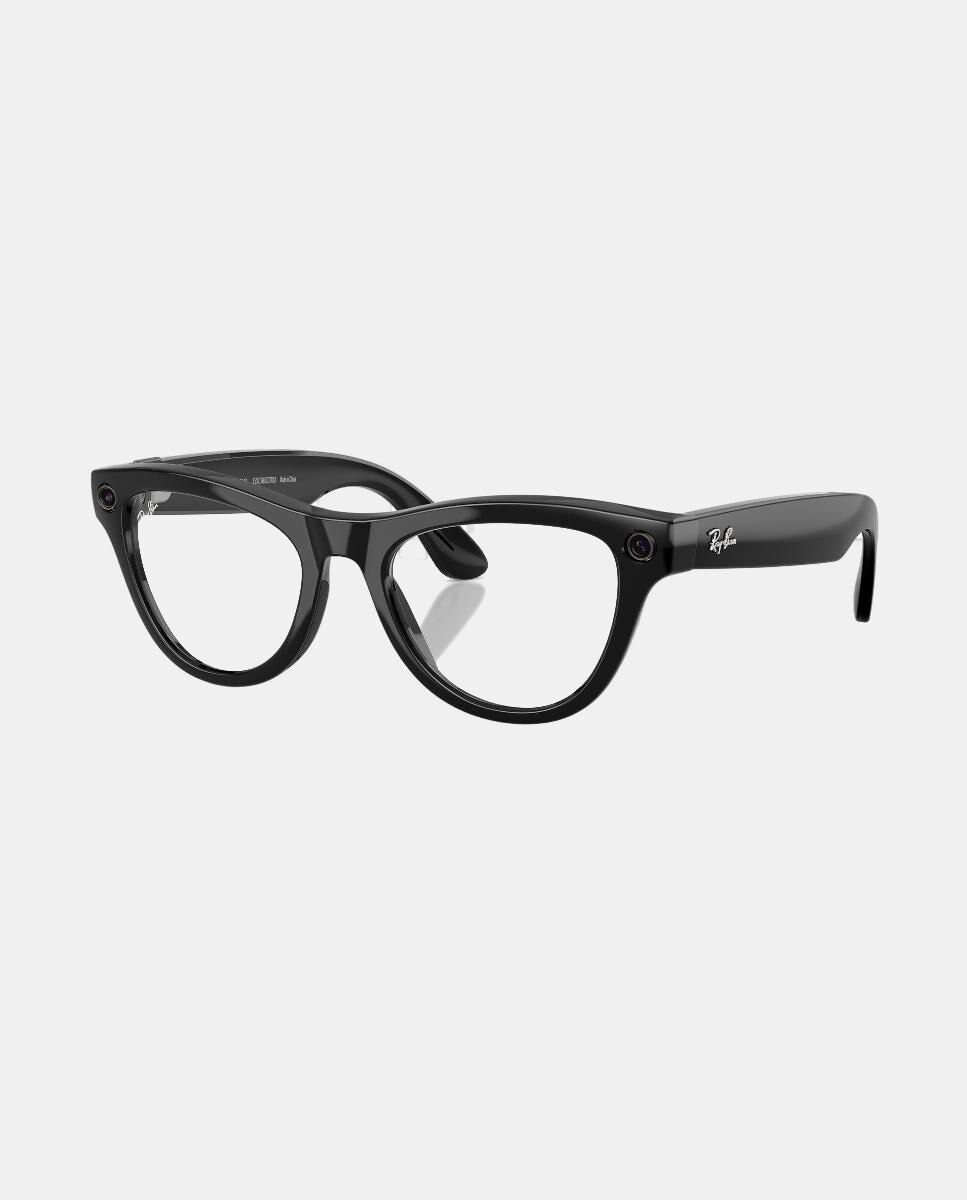 Gafas de sol inteligentes con IA RW4014 SKYLER unisex ojo de gato en inyectado con lente fotocromatica - RayBan Meta - Negro Negro-2