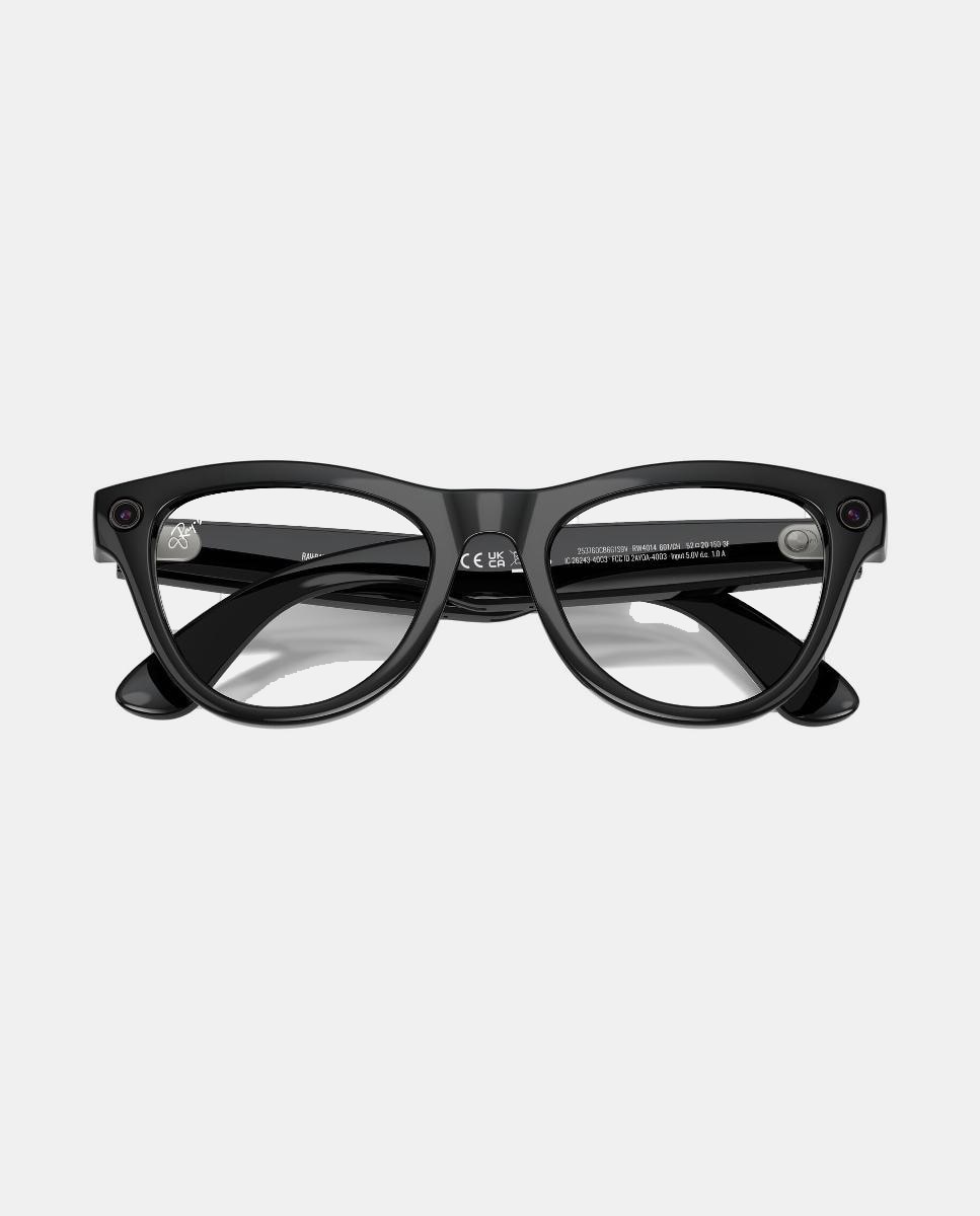 Gafas de sol inteligentes con IA RW4014 SKYLER unisex ojo de gato en inyectado con lente fotocromatica - RayBan Meta - Negro Negro-5