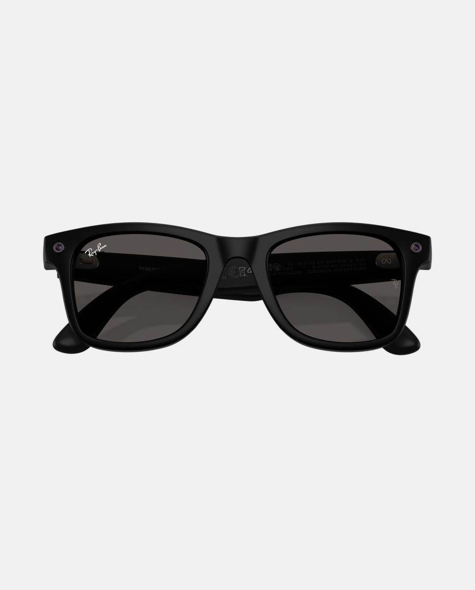 GEN 3 Gafas de sol RW4011 WAYFARER de unisex cuadrada en inyectado con lente solida - RayBan Meta - Negro Negro-5