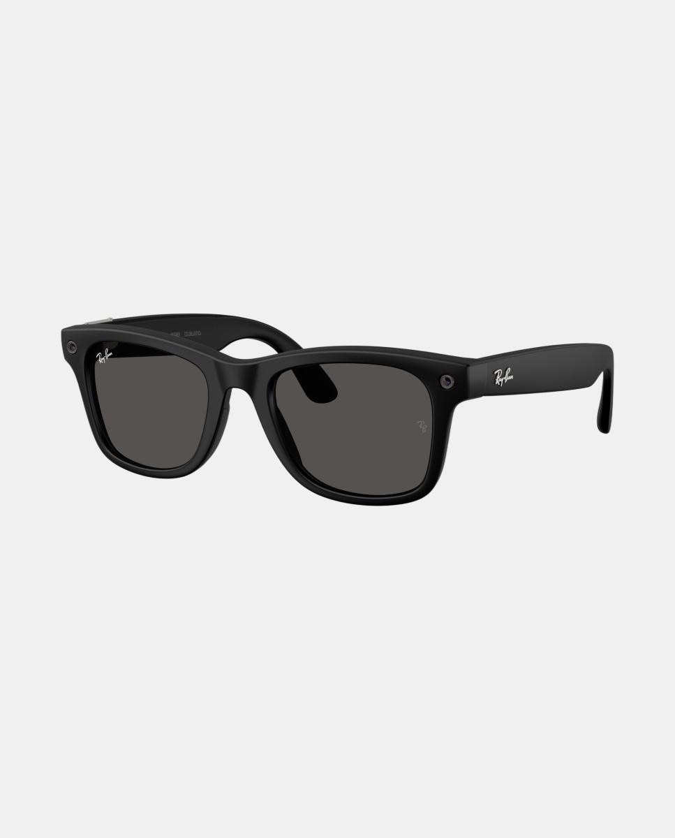 GEN 3 Gafas de sol RW4011 WAYFARER de unisex cuadrada en inyectado con lente solida - RayBan Meta - Negro Negro-8