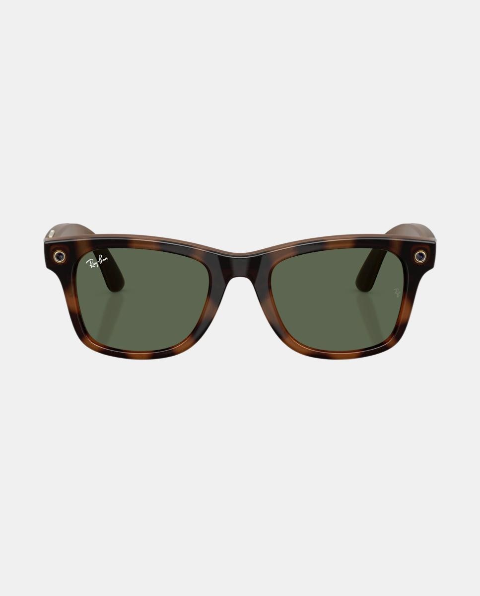 GEN 3 Gafas de sol RW4011 WAYFARER de unisex cuadrada en inyectado con lente solida - RayBan Meta - Marrón Marrón-4