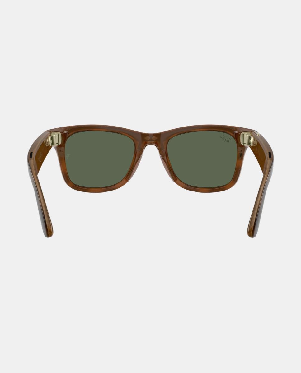 GEN 3 Gafas de sol RW4011 WAYFARER de unisex cuadrada en inyectado con lente solida - RayBan Meta - Marrón Marrón-6