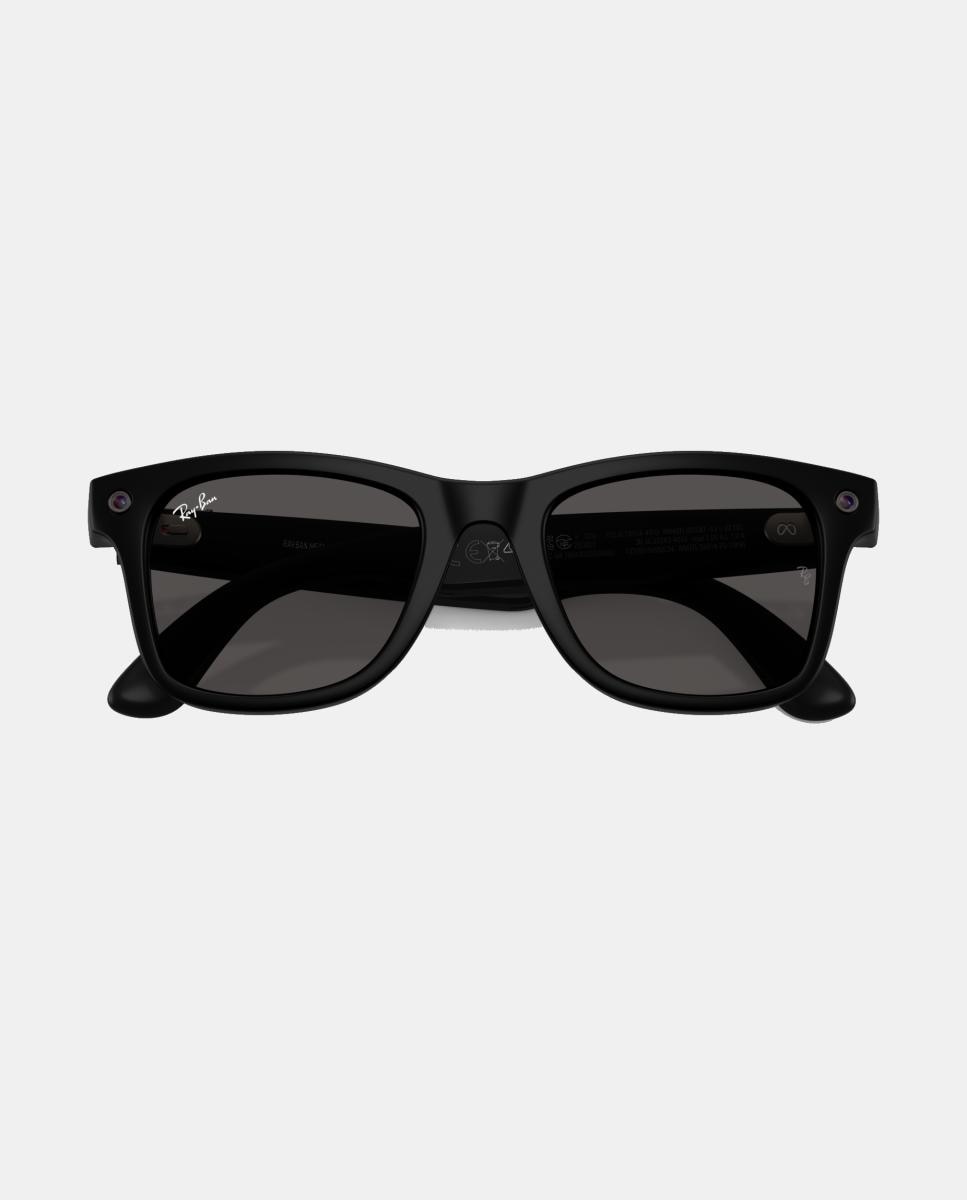 GEN 3 Gafas de sol RW4011 WAYFARER de unisex cuadrada en inyectado con lente solida - RayBan Meta - Negro Negro-4