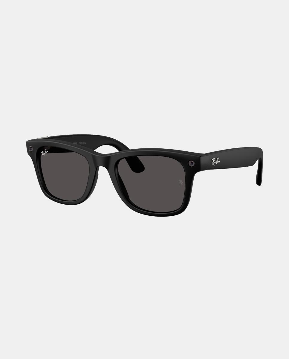 GEN 3 Gafas de sol RW4011 WAYFARER de unisex cuadrada en inyectado con lente solida - RayBan Meta - Negro Negro-7