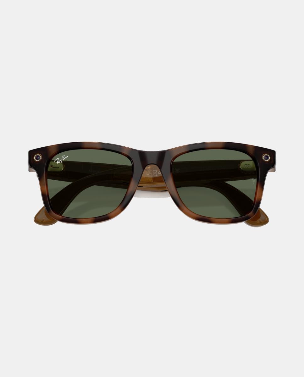 GEN 3 Gafas de sol RW4011 WAYFARER de unisex cuadrada en inyectado con lente solida - RayBan Meta - Marrón Marrón-4