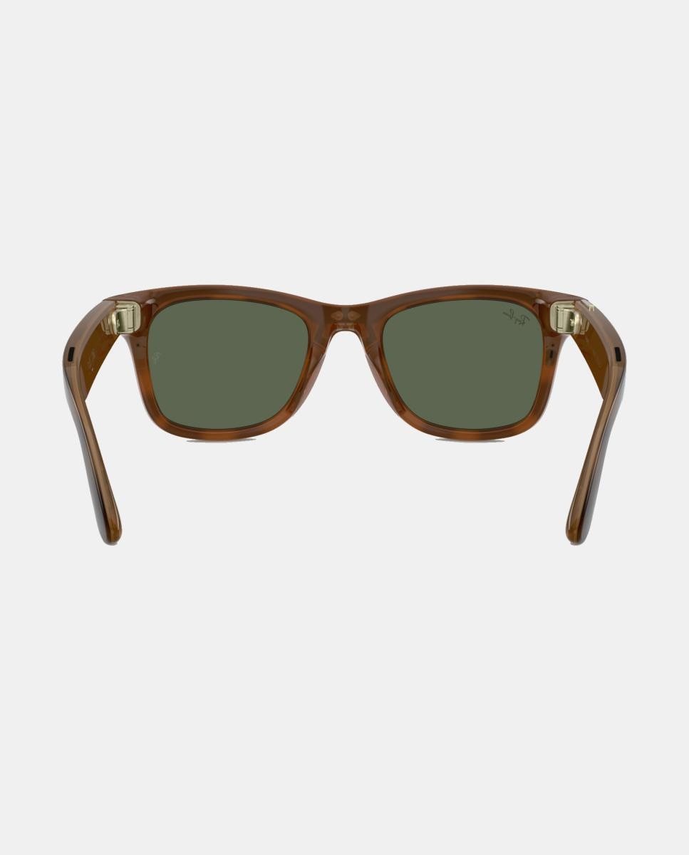 GEN 3 Gafas de sol RW4011 WAYFARER de unisex cuadrada en inyectado con lente solida - RayBan Meta - Marrón Marrón-5
