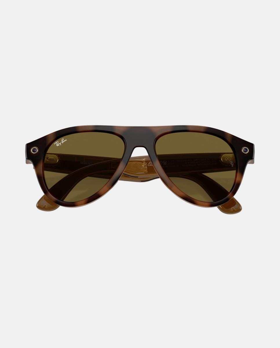 GEN 3 Gafas de sol RW4016 AVIATOR de unisex piloto en inyectado con lente solida - RayBan Meta - Marrón Marrón-5