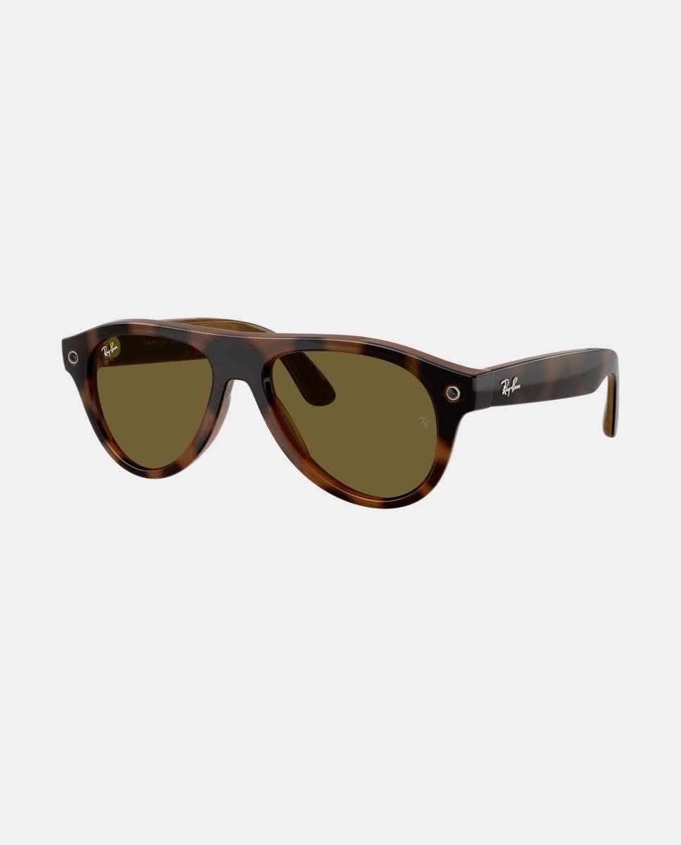 GEN 3 Gafas de sol RW4016 AVIATOR de unisex piloto en inyectado con lente solida - RayBan Meta - Marrón Marrón-8