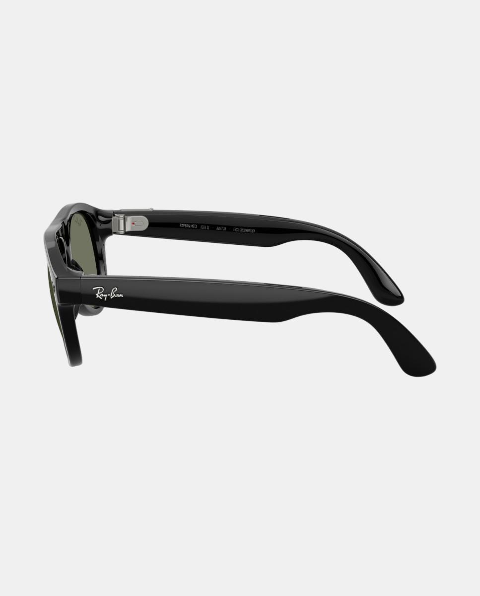GEN 3 Gafas de sol RW4016 AVIATOR de unisex piloto en inyectado con lente polarizada - RayBan Meta - Negro Negro-3