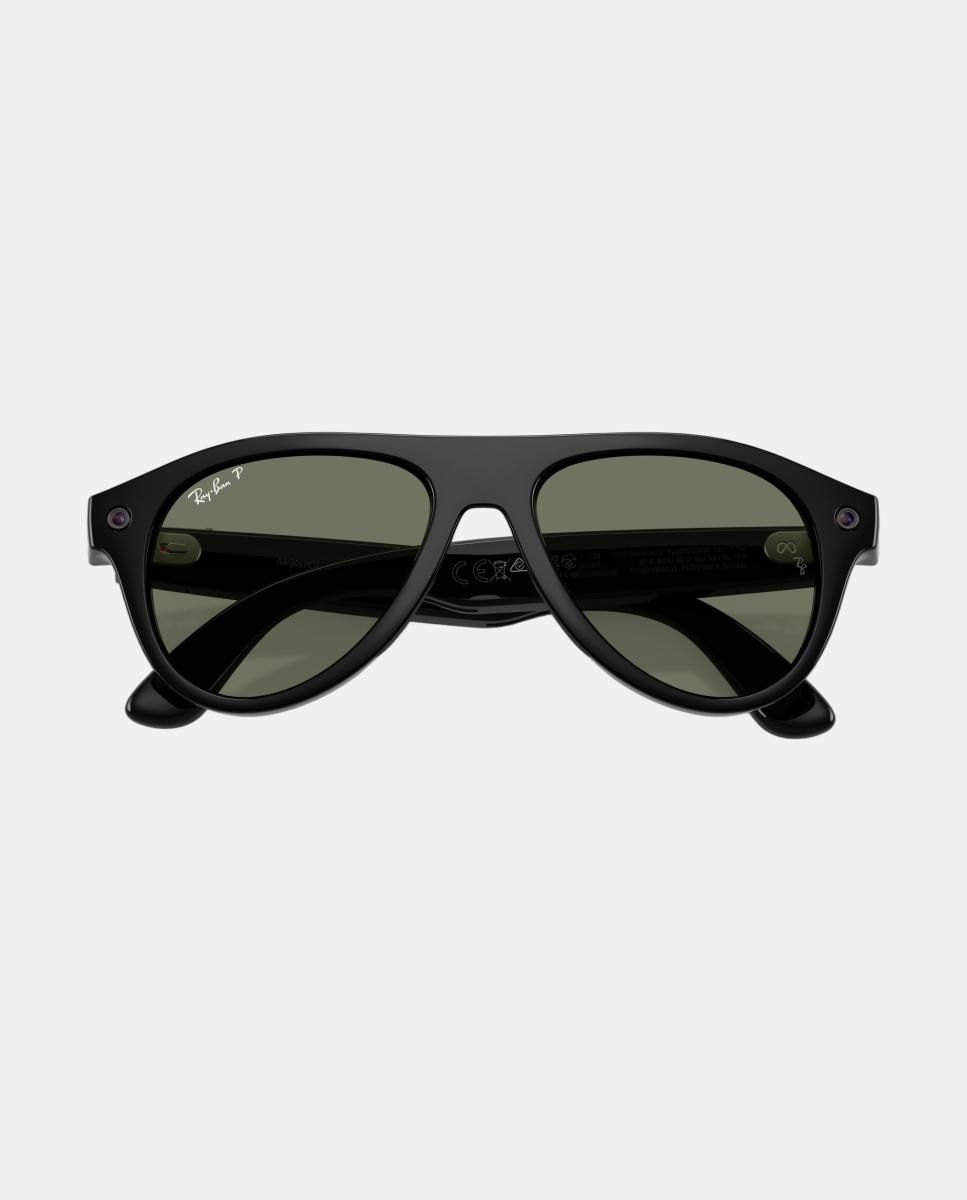GEN 3 Gafas de sol RW4016 AVIATOR de unisex piloto en inyectado con lente polarizada - RayBan Meta - Negro Negro-5