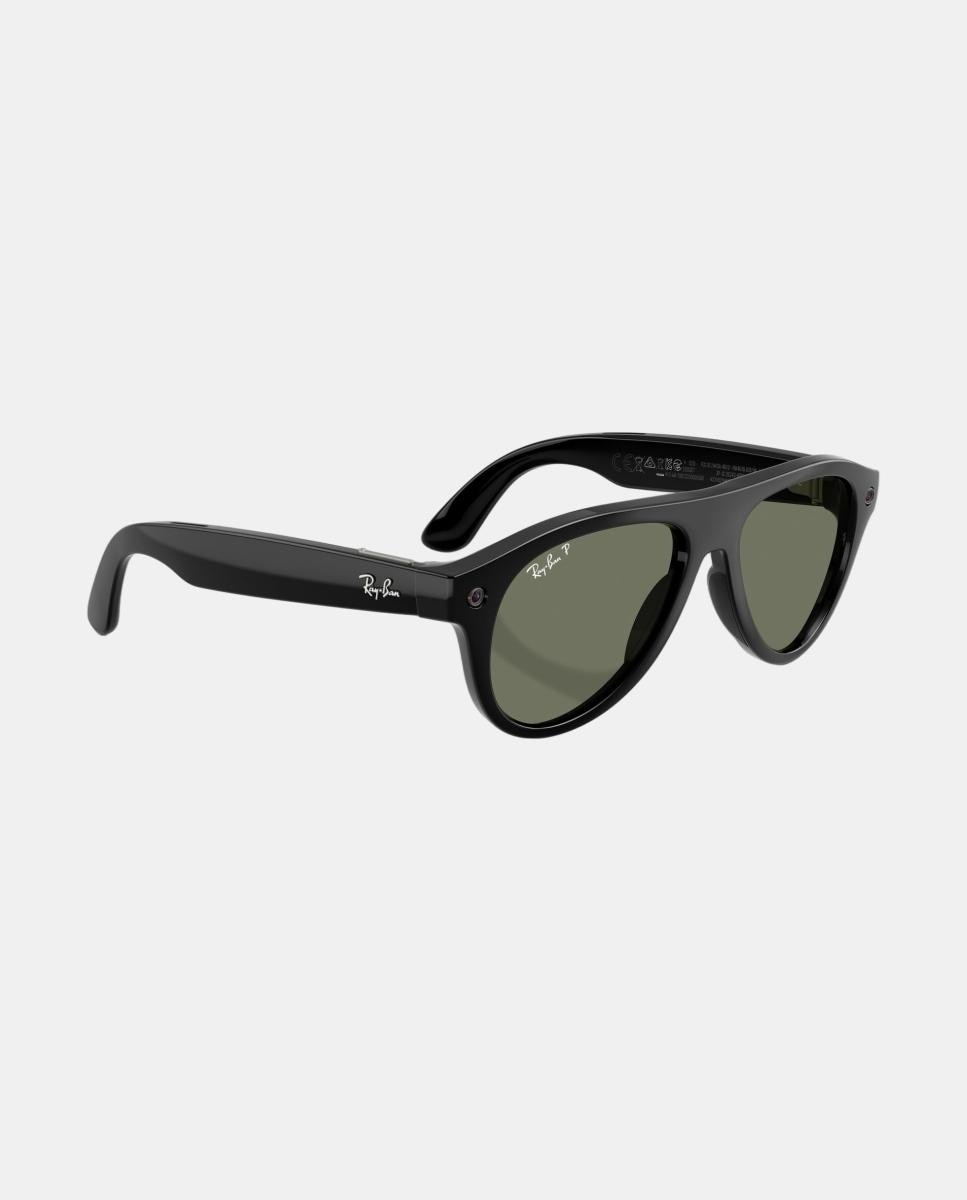 GEN 3 Gafas de sol RW4016 AVIATOR de unisex piloto en inyectado con lente polarizada - RayBan Meta - Negro Negro-7