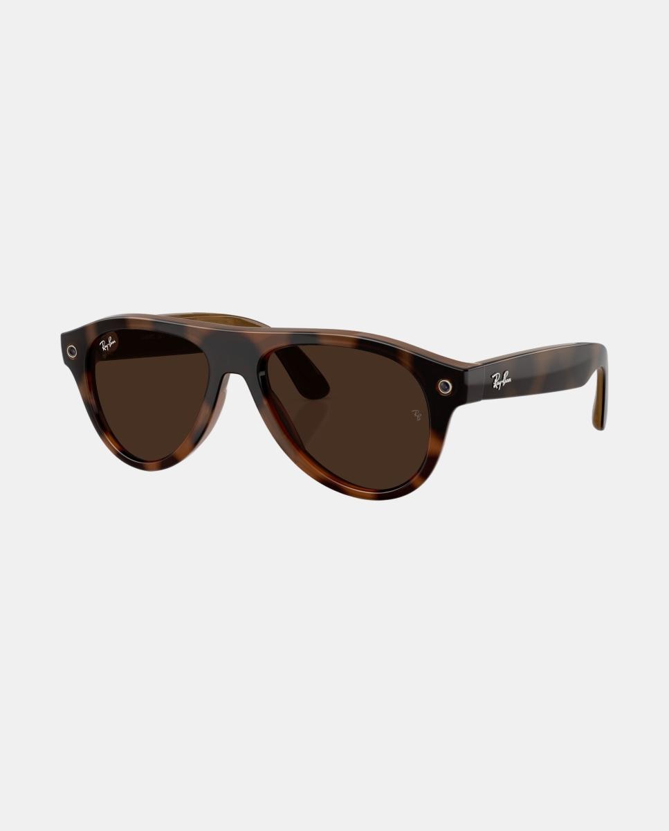 GEN 3 Gafas de sol RW4016 AVIATOR de unisex piloto en inyectado con lente fotocromatica - RayBan Meta - Marrón Marrón-8