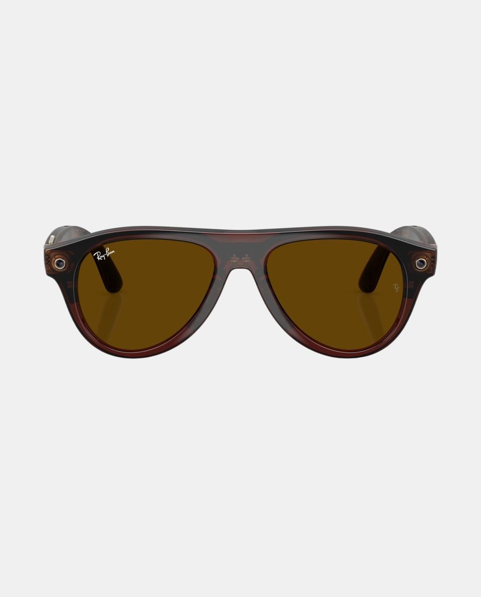 GEN 3 Gafas de sol RW4016 AVIATOR de unisex piloto en inyectado con lente fotocromatica - RayBan Meta - Marrón Marrón-7