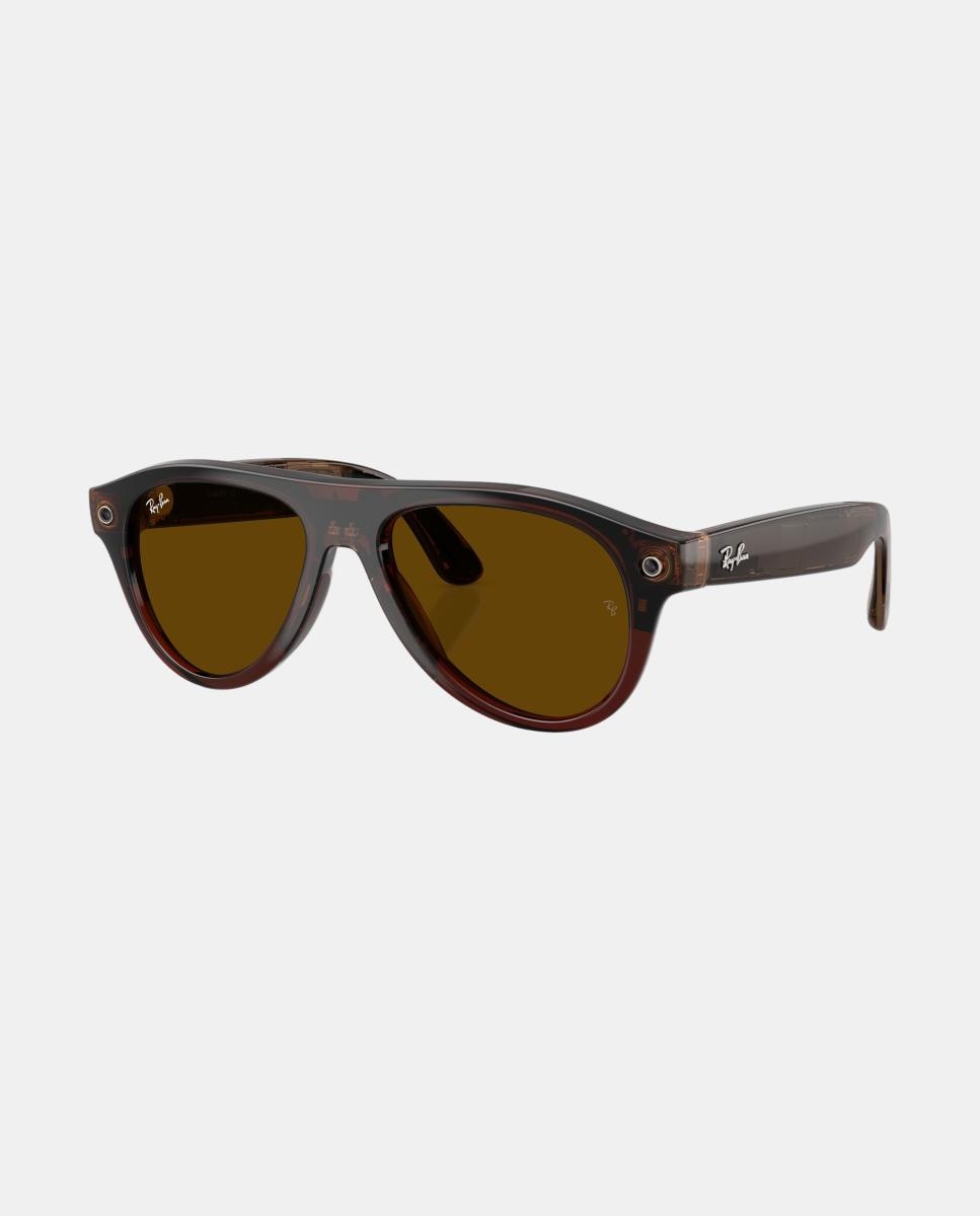 GEN 3 Gafas de sol RW4016 AVIATOR de unisex piloto en inyectado con lente fotocromatica - RayBan Meta - Marrón Marrón-8