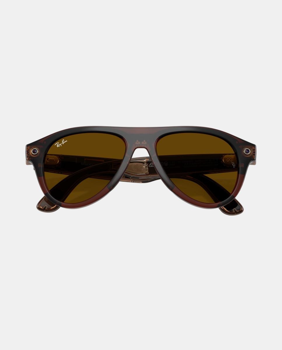 GEN 3 Gafas de sol RW4016 AVIATOR de unisex piloto en inyectado con lente fotocromatica - RayBan Meta - Marrón Marrón-9