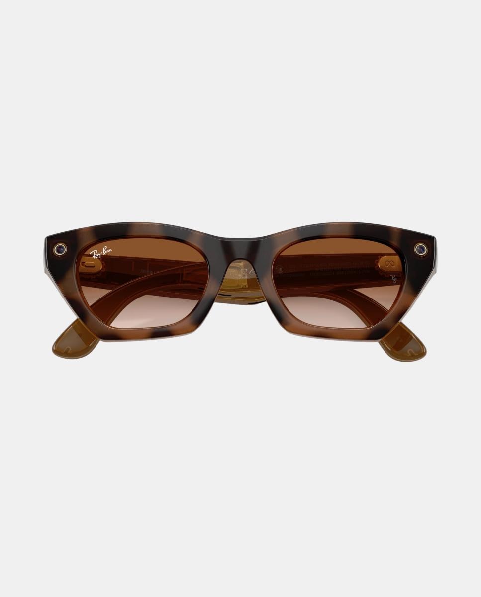 GEN 3 Gafas de sol RW4015 ZENA de unisex ojo de gato en inyectado con lente degradada - RayBan Meta - Marrón Marrón-5