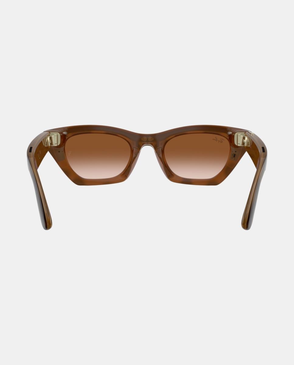 GEN 3 Gafas de sol RW4015 ZENA de unisex ojo de gato en inyectado con lente degradada - RayBan Meta - Marrón Marrón-6