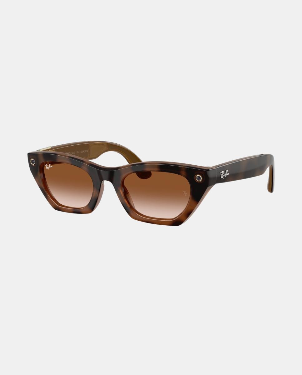 GEN 3 Gafas de sol RW4015 ZENA de unisex ojo de gato en inyectado con lente degradada - RayBan Meta - Marrón Marrón-9