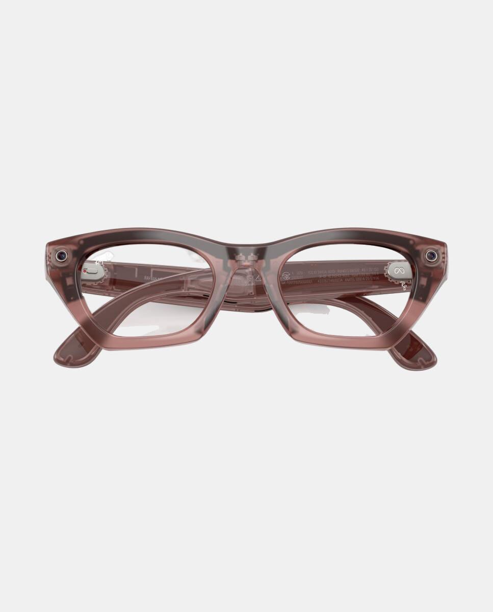 GEN 3 Gafas de sol RW4015 ZENA de unisex ojo de gato en inyectado con lente fotocromatica - RayBan Meta - Rosa Rosa-5