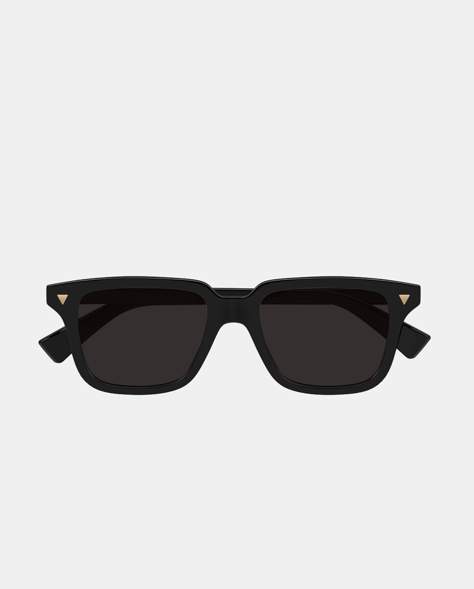Gafa de sol unisex rectangular en acetato reciclado - Bottega Veneta - Negro Negro-2