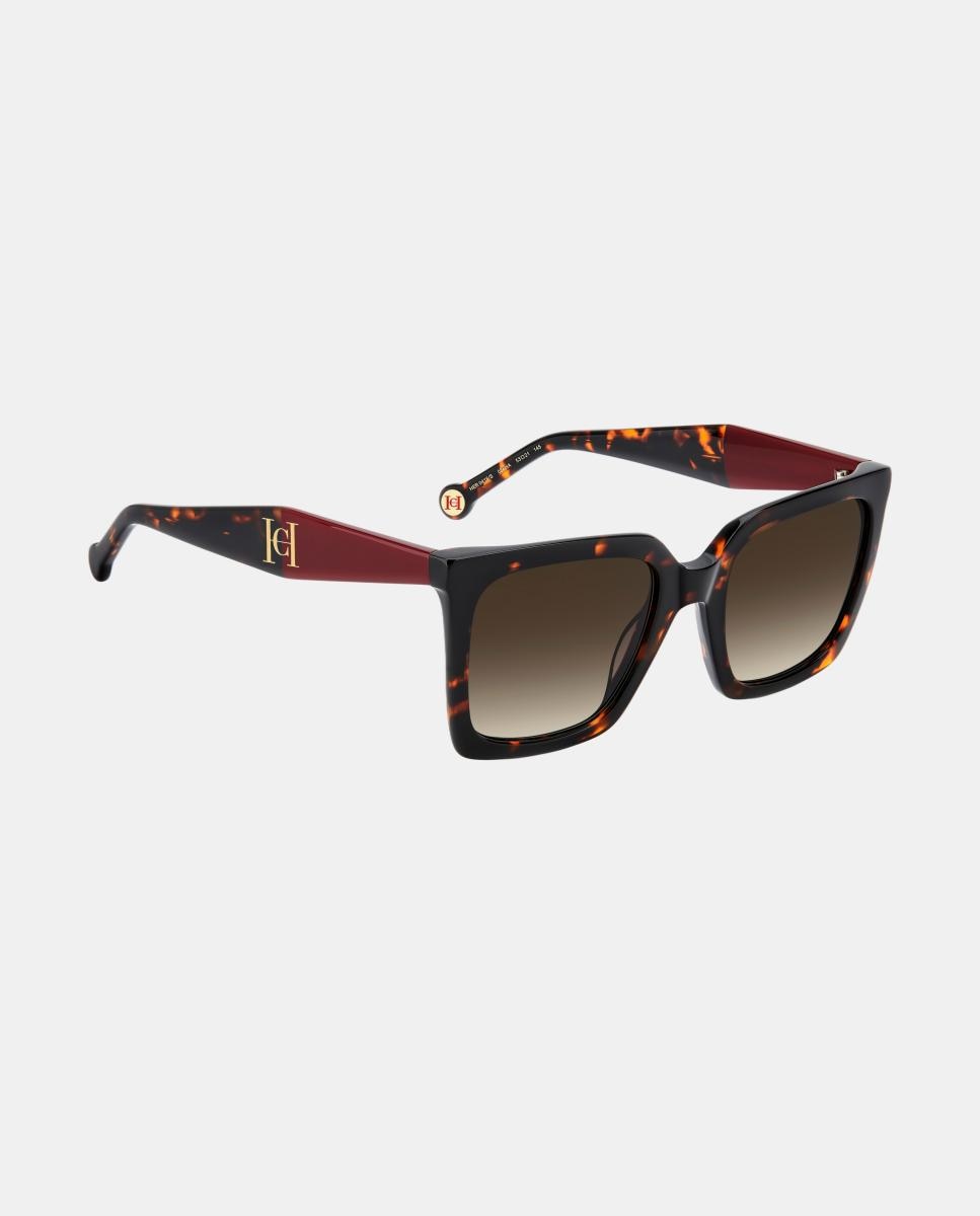 Imagen 4 de Gafas de sol HER 0416/S de mujer cuadrada en acetato con lente degradada - Carolina Herrera - Marrón Marrón