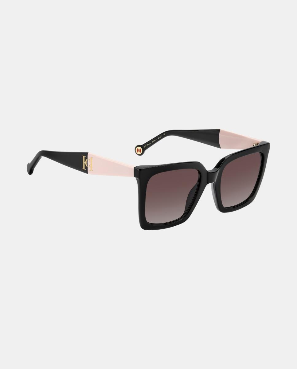 Imagen 4 de Gafas de sol HER 0416/S de mujer cuadrada en acetato con lente degradada - Carolina Herrera - Negro Negro