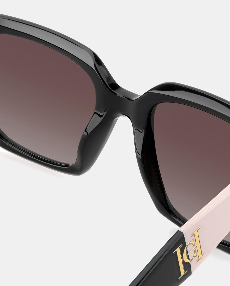 Imagen 5 de Gafas de sol HER 0416/S de mujer cuadrada en acetato con lente degradada - Carolina Herrera - Negro Negro