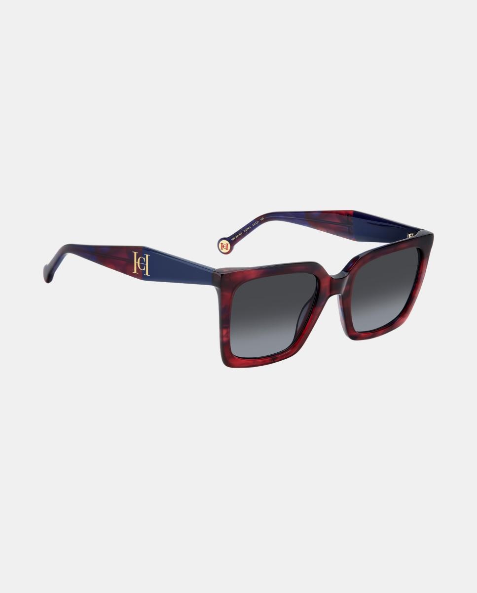 Imagen 3 de Gafas de sol HER 0416/S de mujer cuadrada en acetato con lente degradada - Carolina Herrera - Granate Granate