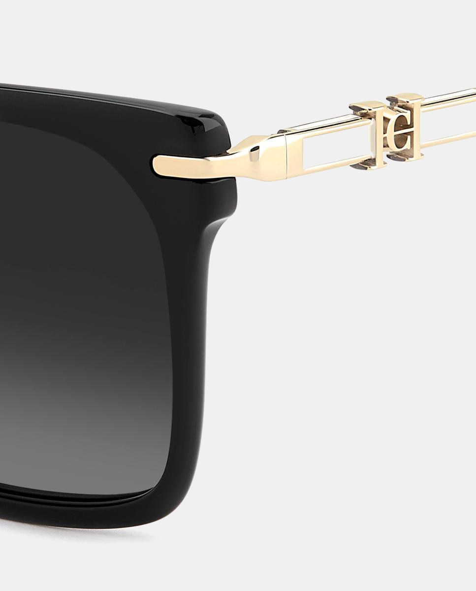 Imagen 2 de Gafas de sol HER 0421/S de mujer cuadrada en acetato con lente degradada - Carolina Herrera - Negro Negro