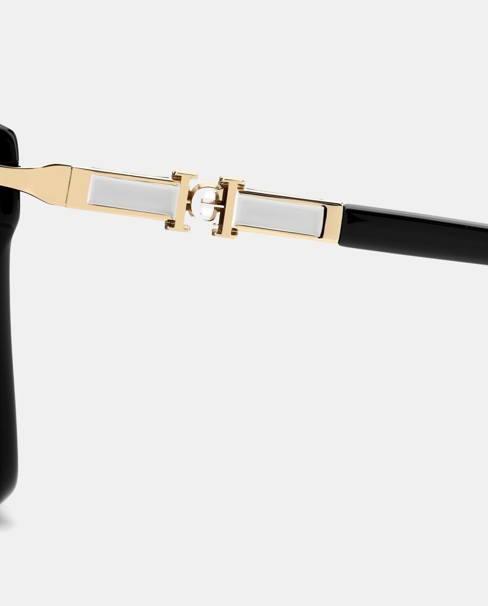 Imagen 6 de Gafas de sol HER 0421/S de mujer cuadrada en acetato con lente degradada - Carolina Herrera - Negro Negro