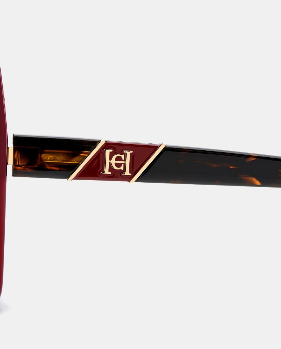 Imagen 3 de Gafas de sol HER 0429/S de mujer cuadrada en acetato con lente degradada - Carolina Herrera - Marrón Marrón