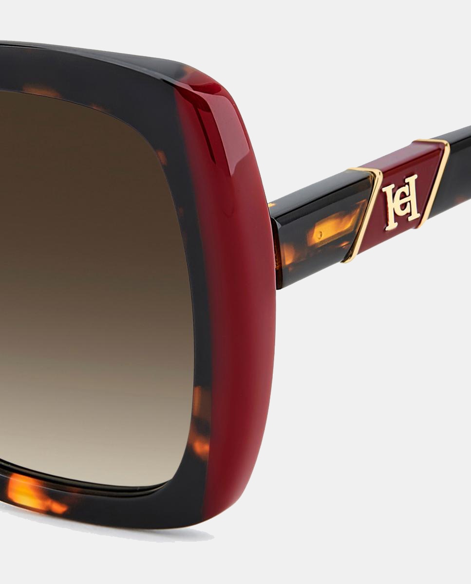 Imagen 4 de Gafas de sol HER 0429/S de mujer cuadrada en acetato con lente degradada - Carolina Herrera - Marrón Marrón