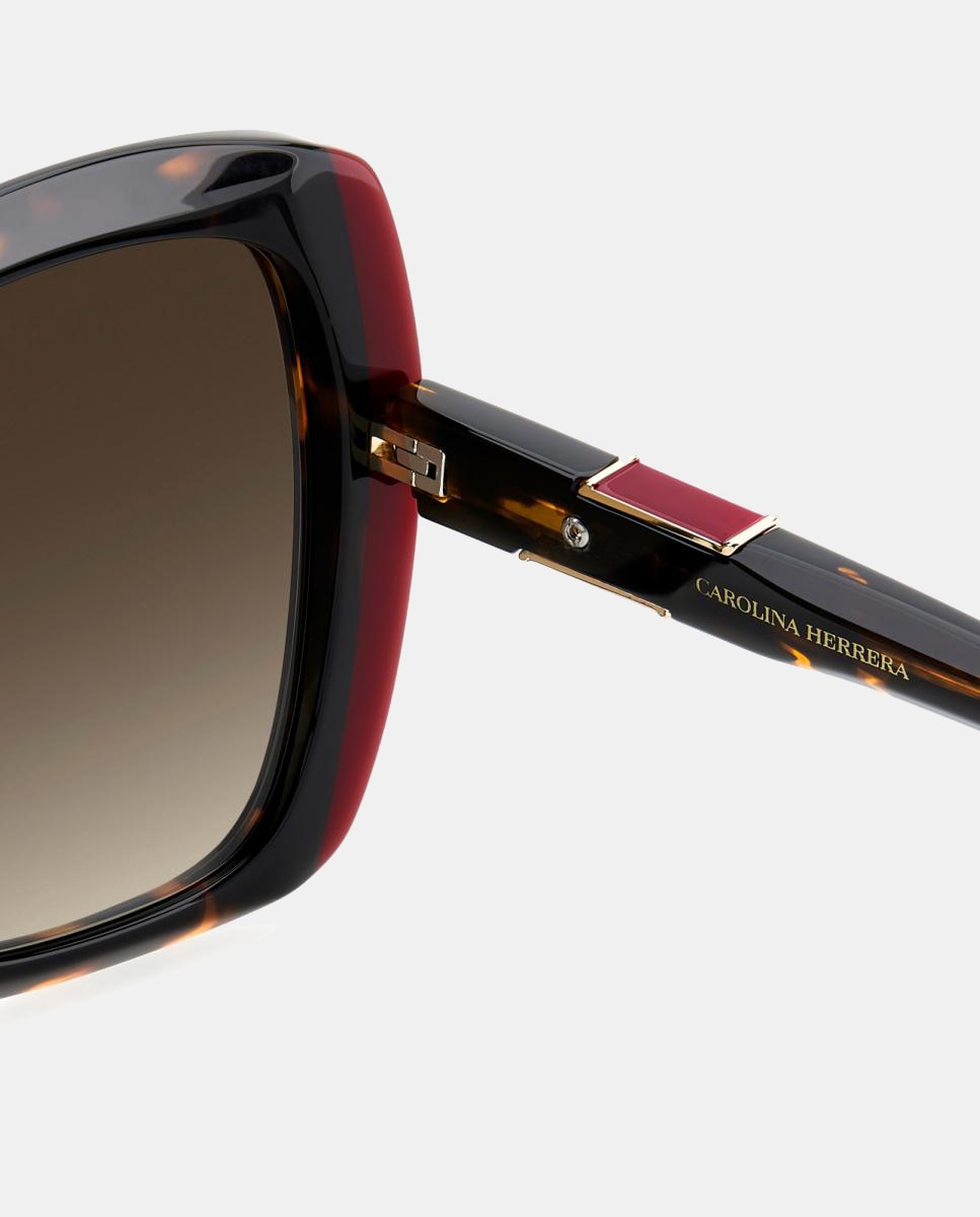 Imagen 5 de Gafas de sol HER 0429/S de mujer cuadrada en acetato con lente degradada - Carolina Herrera - Marrón Marrón