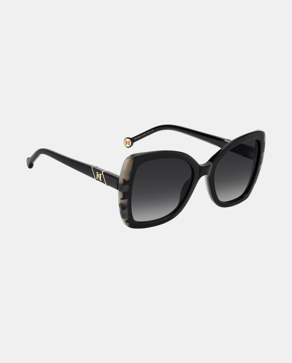 Imagen 2 de Gafas de sol HER 0429/S de mujer cuadrada en acetato con lente degradada - Carolina Herrera - Negro Negro